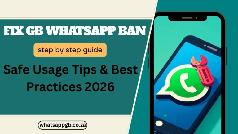 Fix GB WhatsApp Ban | Safe Usage Tips & Best Practices 2026
